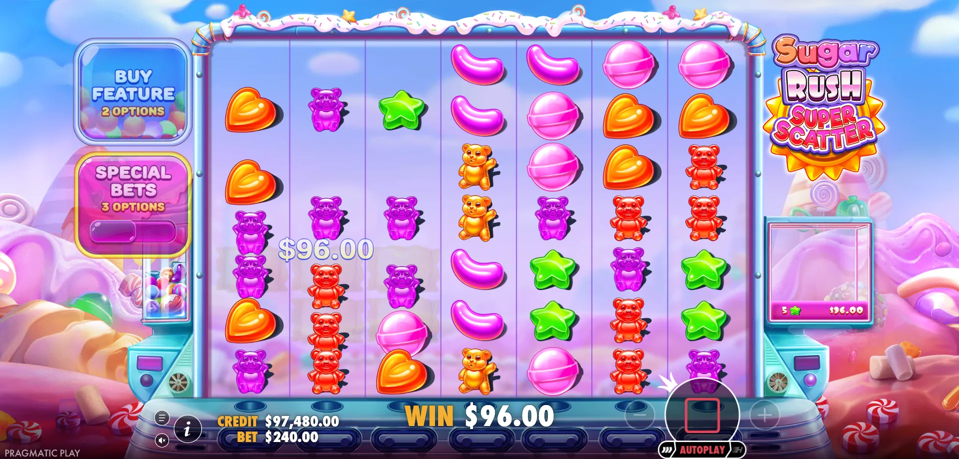 Fibonacci-systemet &mdash; sugar rush super scatter