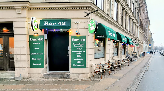 Bar 42 – Anmeldelser, Adresser & Åbningstider